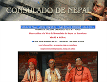 Tablet Screenshot of consuladodenepal.org